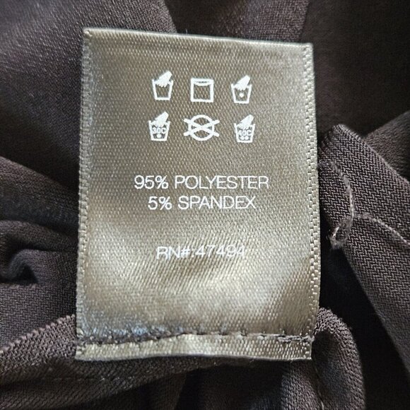 Norma Kamali Jumpsuit Women L / 40 Black Dolman LS Wrap Front Tie Waist Wide Leg - Picture 14 of 16